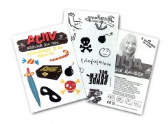 Tattoo Postkarte / Tattoo-Flyer